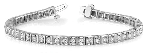 Line Diamond Bracelet 2.38ct tw Ladies - 14kt Gold
