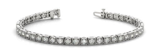 Line Diamond Bracelet 1.10ct tw Ladies - 14kt Gold
