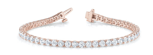 Line Diamond Bracelet 3.38ct tw Ladies - 14kt Gold