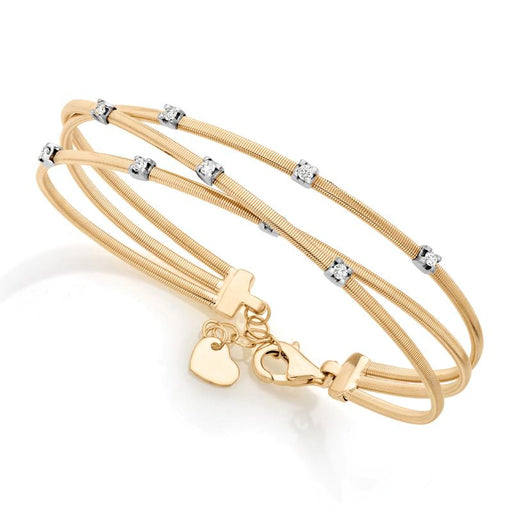 Diamond Bangle 0.21 ct tw - Ladies 14kt Gold