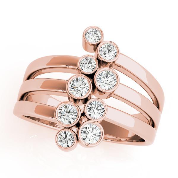 Diamond Ring Women's 0.72ct tw with 14kt Gold