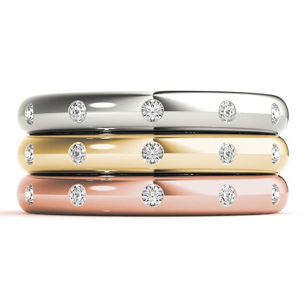 Stackable Diamond Rings 0.20ct 14kt Gold - $1750 for Set of 3