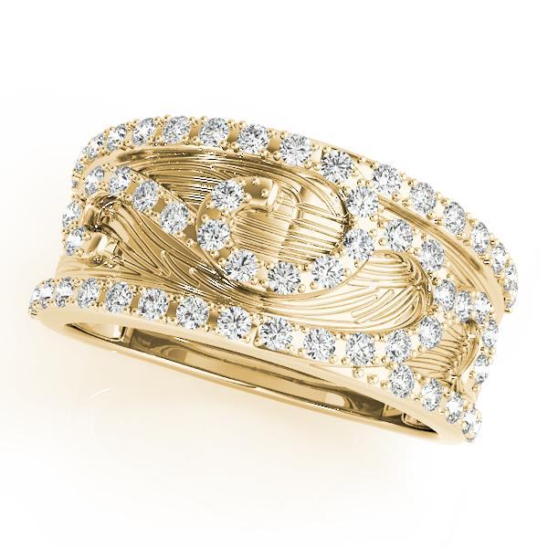 Diamond Ring Women's 0.58ct tw with 14kt Gold