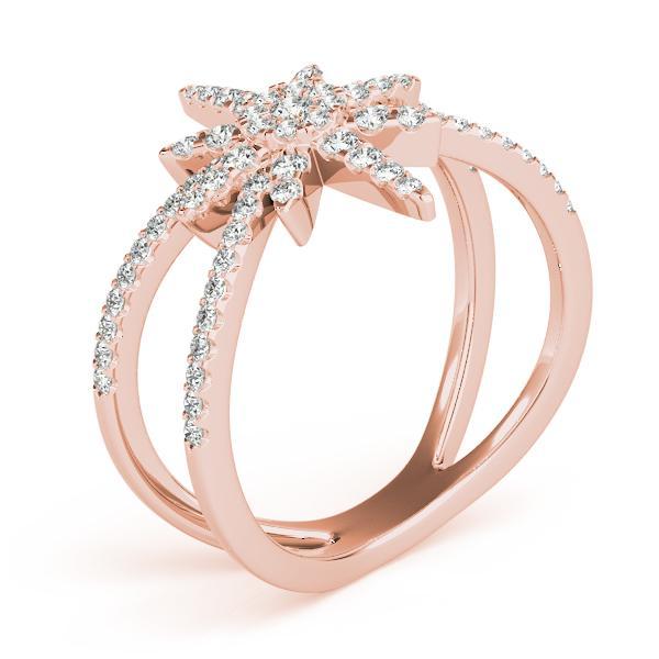 Diamond Ring Women's 0.48ct tw with 14kt Gold