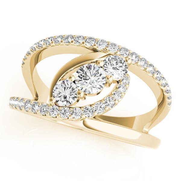 Diamond Ring Women's 0.94ct tw with 14kt Gold