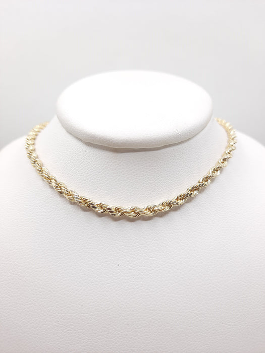 Rope Chain Heavy 14kt 4MM - All lengths available