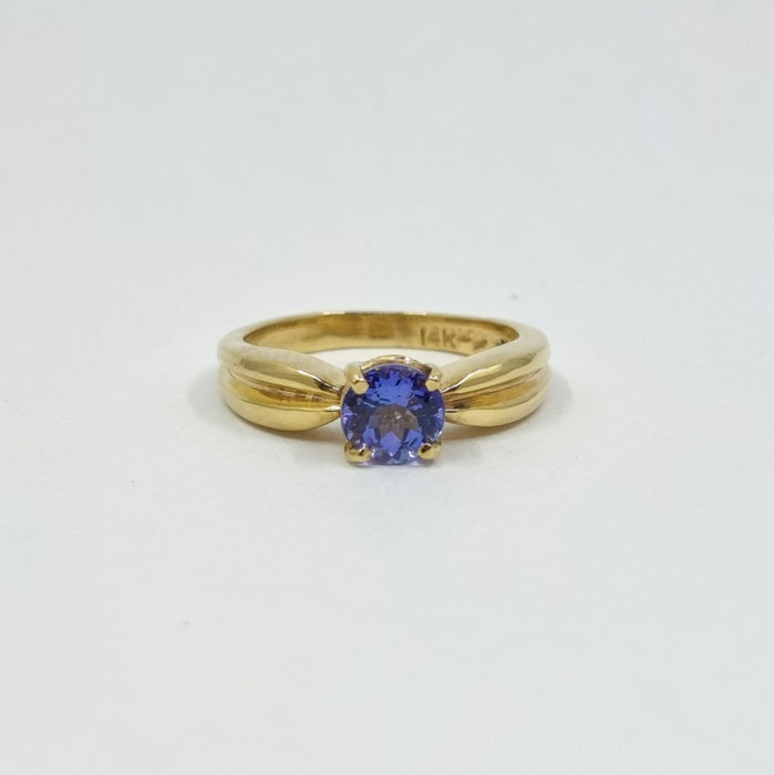 Tanzanite 1.35ct Ring in 14kt Gold