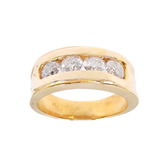 Men's Diamond Ring 2.00 ct tw 14kt Yellow Gold