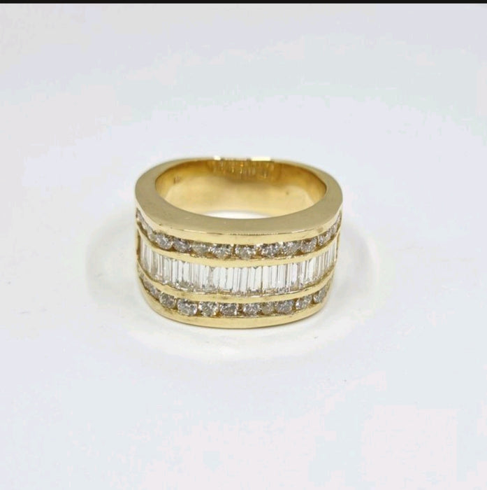 Diamond Ring Women's 2.55 ct tw with 14kt Gold
