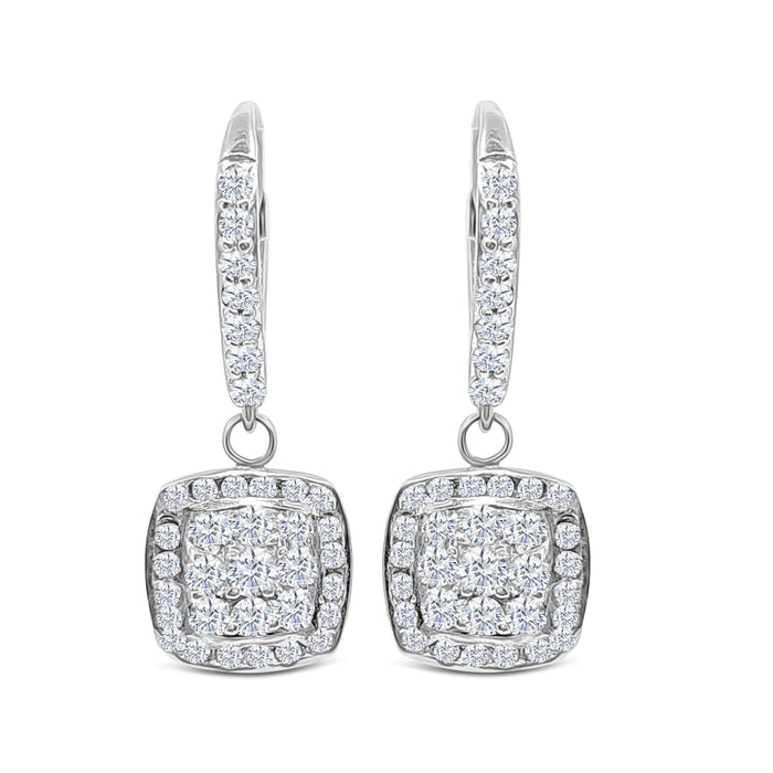 Amante Diamond Earrings 1.00ct tw 14kt Gold