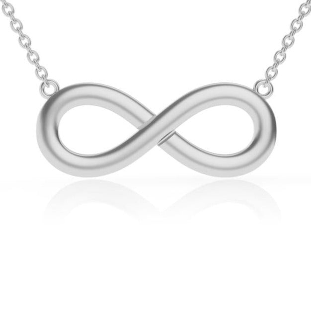 Infinity Necklace Large in 14kt Gold