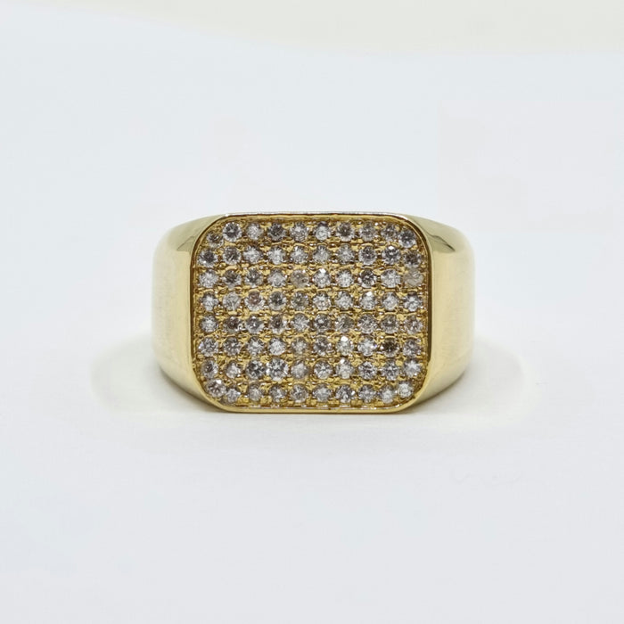 Men's Ring Diamonds 1.05 ct tw 14kt Gold