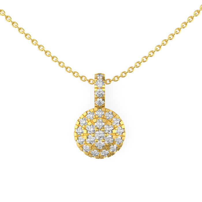 SeaFraa Round Diamond Necklace 1.15 carats of diamonds in 14kt Gold