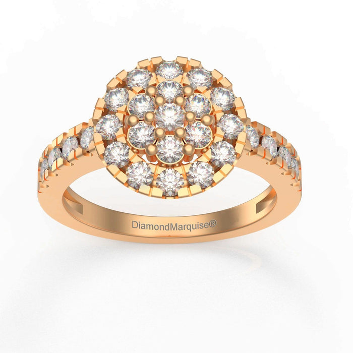 SeaFraa Round Diamond Ring 1.15 carats of diamonds in 14kt Gold