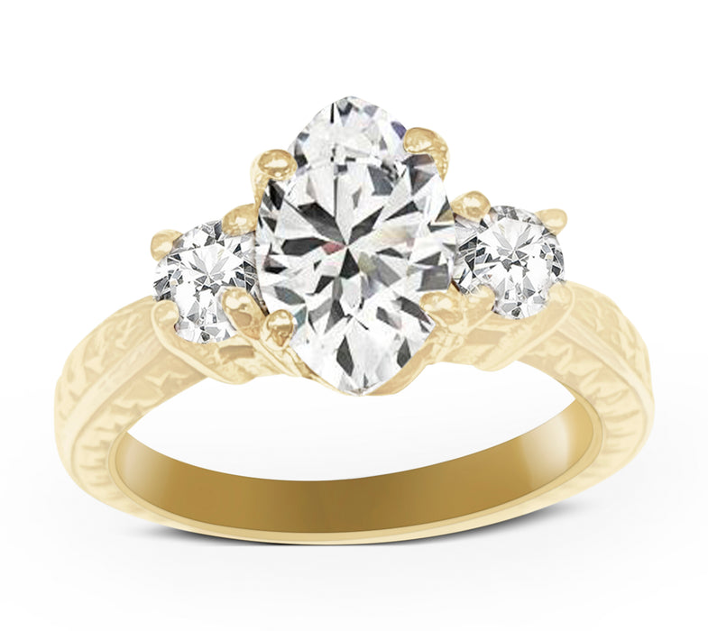 Marquise Diamond 2.05ct tw Engagement Ring Women's 14kt Gold