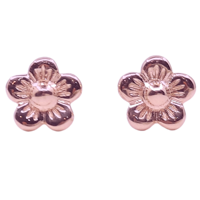 14kt Gold Baby Flower Earrings