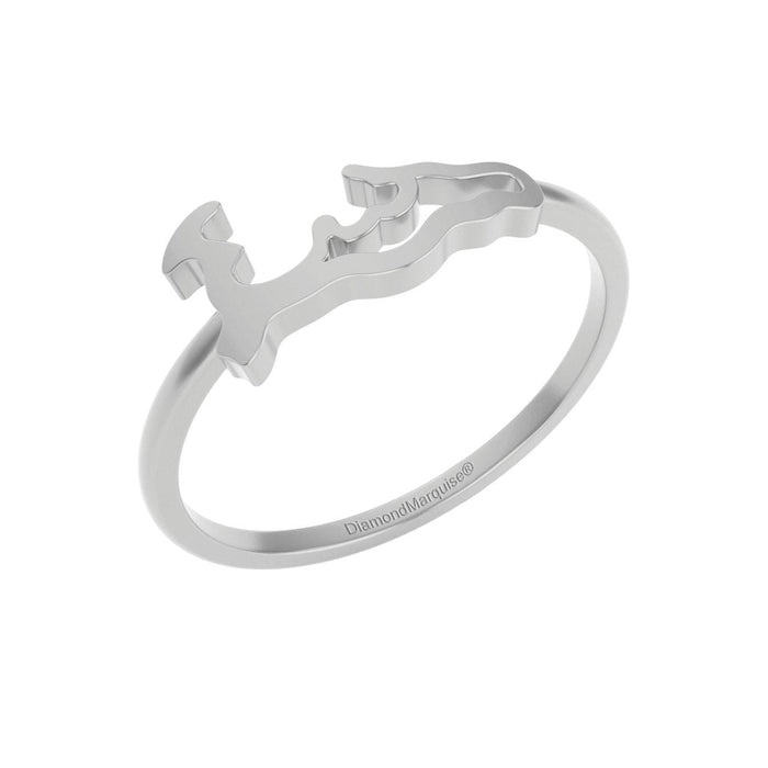 14kt Gold Cayman Map Ring