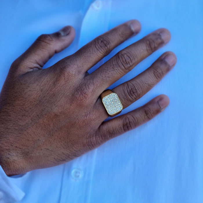 Men's Ring Diamonds 1.05 ct tw 14kt Gold