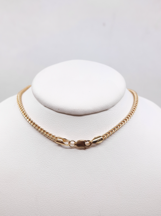 Franco Link Chain 14kt 1.5MM - All lengths available — KY ...