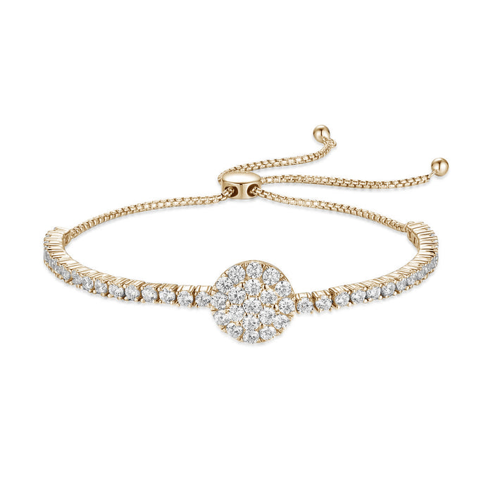 SeaFraa Diamond Bracelet Bolo 2.25 carats of diamonds in 14kt Gold