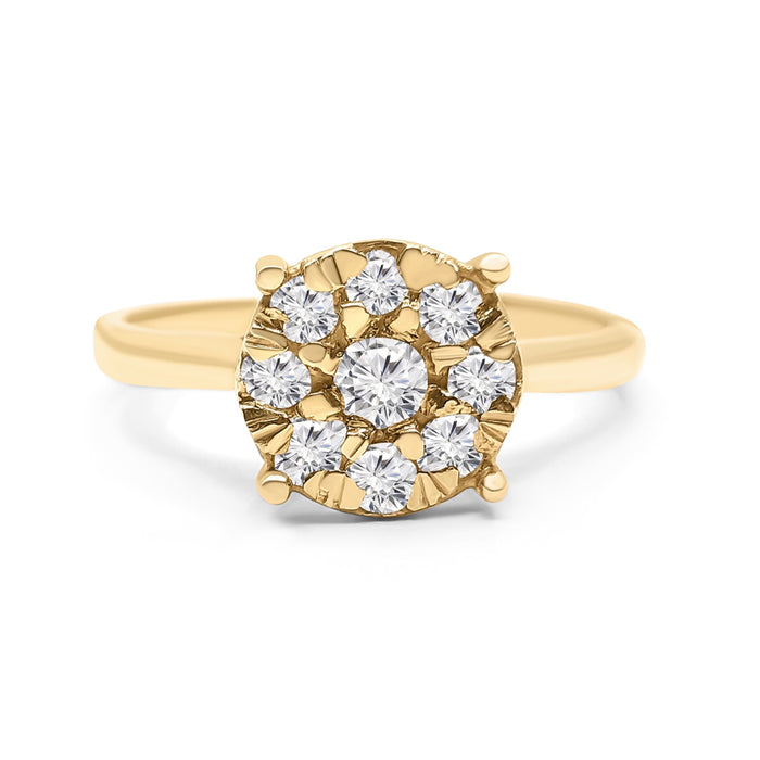 1Look Diamond Ring Women's 0.60ct tw with 14kt Gold
