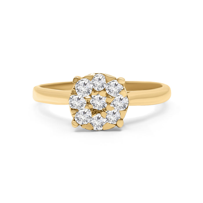 1Look Diamond Ring Women's 0.40ct tw with 14kt Gold