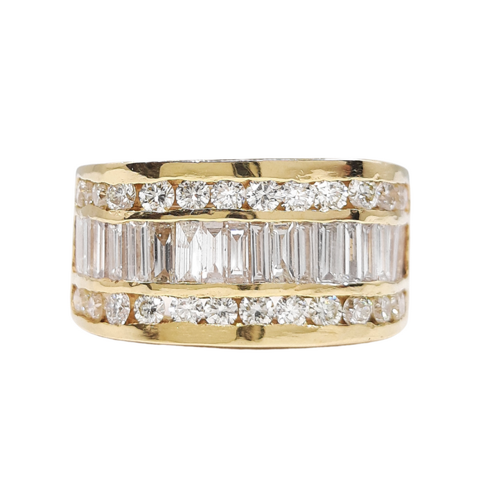 Men's Diamond Ring 2.55ct tw 14kt Gold